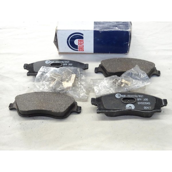 Jeu 4 plaquettes de frein avant montage lucas Galfer B1.G102-0545.2 pour opel combo B C corsa C tigra B 