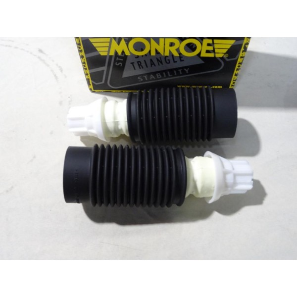 Lot 2 soufflets protection amortisseur suspension avant avec tampon Monroe PK148 pour fiat 500 500L panda 2 II ford ka 2 II 