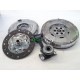 Kit embrayage disque + mecanisme + butée hydraulique + volant moteur bimasse Valeo 837394 pour citroen C3 C4 dont picasso C5 DS3