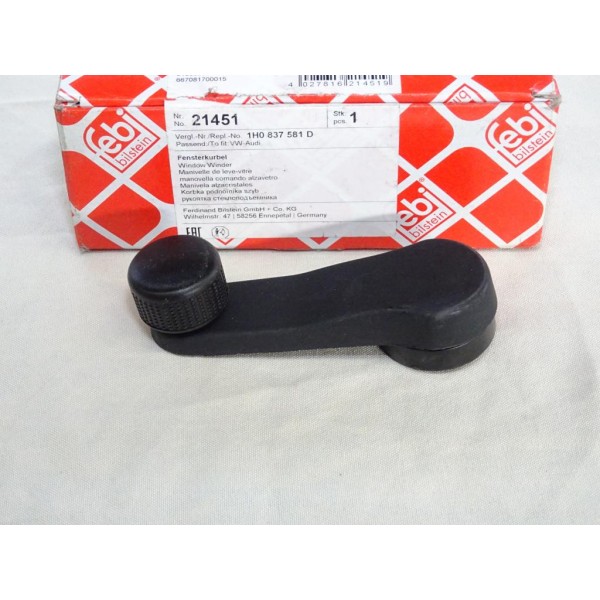 Poignée leve vitre manuel Febi 21451 pour ford galaxy seat cordoba 1 2 I II inca alhambra toledo 2 4 II IV leon 1 skoda octavia 