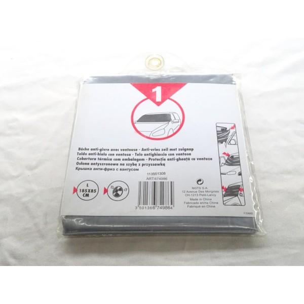 Bache parebrise anti-givre avec ventouse Klaxcar 674986 113551308 