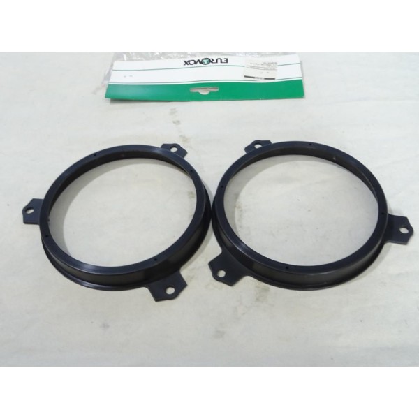 Jeu 2 supports entretoise fixation enceinte haut parleur 165mm avant Eurovox 4458 pour citroen C1 peugeot 108 toyota aygo partir