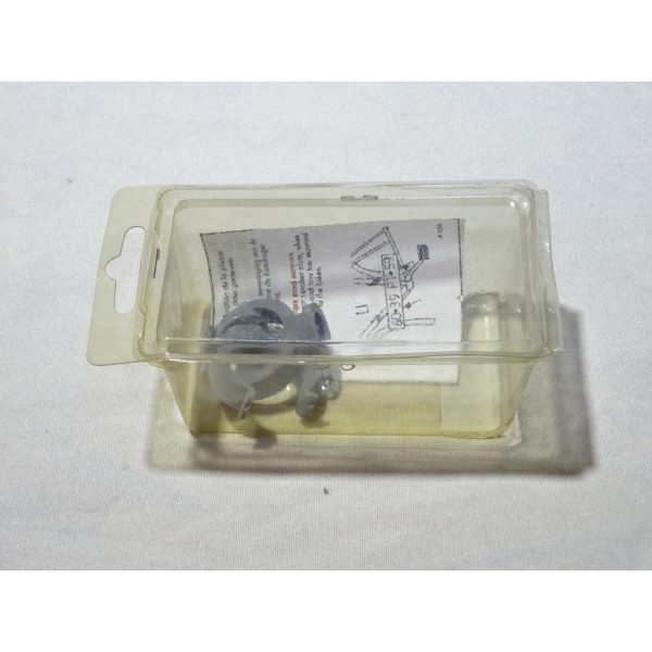 jeu 2 clips fixation plaque immatricuation sur porte velo Mottez A100B 