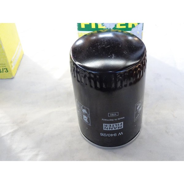 Filtre à huile moteur Mann filter W940/26 pour land rover 88 109 2.3D 2.3 D diesel 