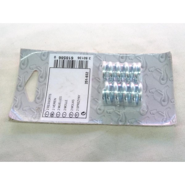 Jeu 2 ressorts fixation tuyau silencieux echappement Bosal 251-932 pour citroen berlingo jumpy jumper xantia XM ZX xsara fiat du