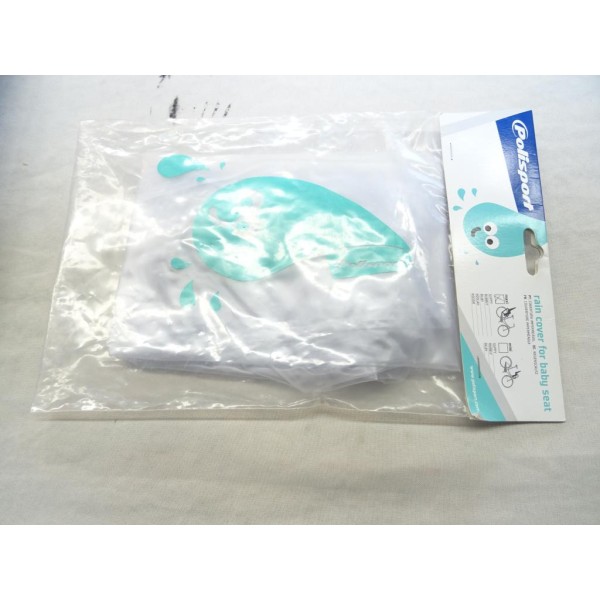 Housse de protection maxi pluie impermeable siege arriere enfant Polisport 5604415052774 