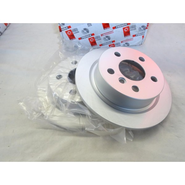 Lot 2 disques de frein arriere plein 259mm diametre Ferodo DDF2656C pour mini one cooper clubman F54 F55 F56 F57 