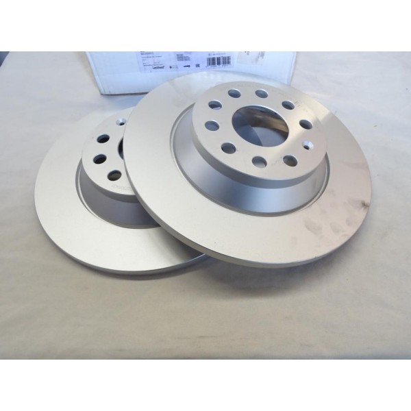 Jeu 2 disques de frein arriere plein 300mm diametre Delphi BG4751C pour audi A3 Q3 TT seat alhambra 2 II tarraco skoda superb 3 