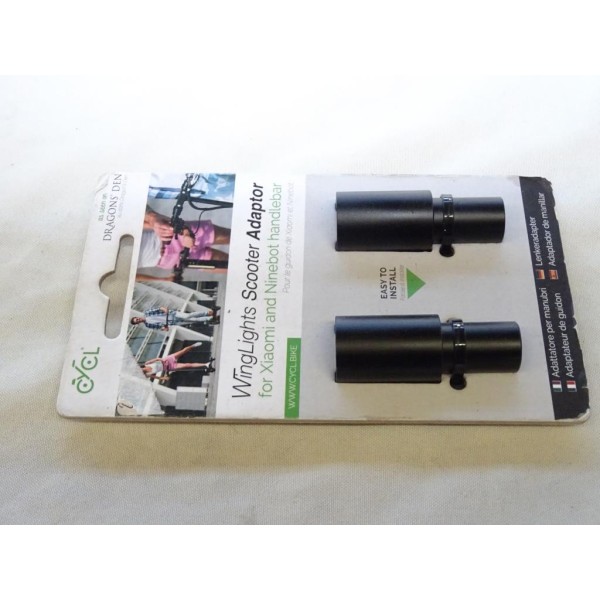 Adaptateur de guidon xiaomi  ninebot Cycl Wing lights scooter adaptador 