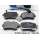 Jeu 4 plaquettes de frein arriere montage lucas Delphi LP2249 pour audi A4 A5 A6 A7 porsche macan