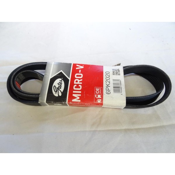 Courroie accessoire Gates 6PK2020 pour opel calibra omega B sintra vectra A B saab 95 9-5 mercedes classe G sprinter vito W638 W