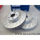 Jeu 2 disques de frein avant ventilé 330mm diametre Bosch BD1309 0986479415 pour mercedes classe E W211 SL R230