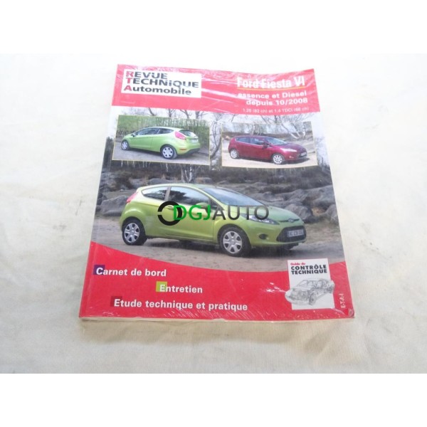 RTA revue technique automobile livre documentation entretien conduite etude technique CIP B742.5 pour ford fiesta 6 VI 1.25 esse