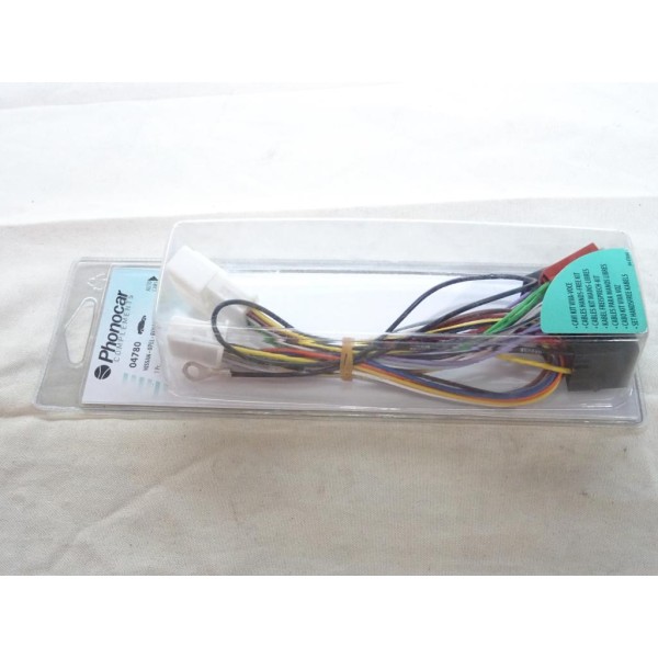 Cable faisceau branchement kit mains libres Phonocar 04780 pour nissan note micra juke qashqai navarra xtrail x-trail pathfinder
