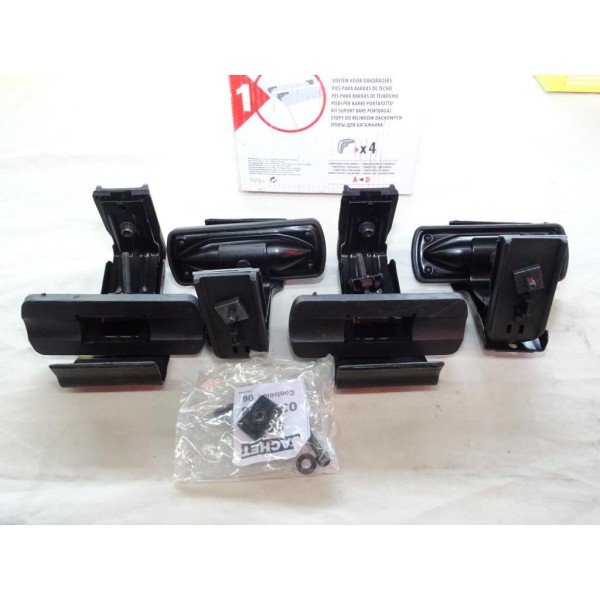 Kit pieds fixation barre de toit Klaxcar N°26 pour renault megane scenic 1 I de 1996 à 2003 