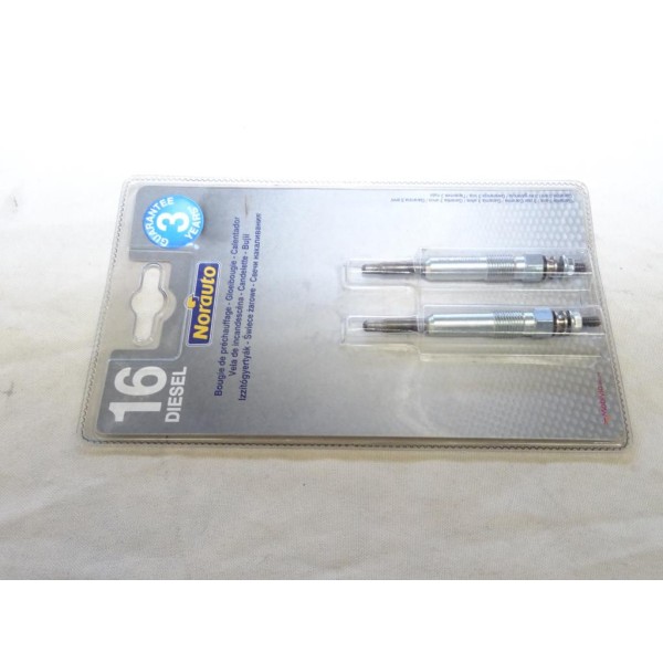 Jeu 2 bougies de préchauffe 508947 pour honda accord 5 6 V VI civic 6 VI CE CF CG CK CH MB MC MA EJ EK land rover freelander MG 