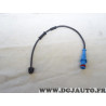 Contacteur capteur temoin d'usure plaquettes de frein Bosch AP826 1987473033 pour opel vectra C astra H zafira B