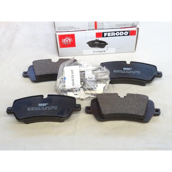 Jeu 4 plaquettes de frein arriere montage girling Ferodo FDB4678 pour land rover range rover L405 L494 discovery L462 defender L