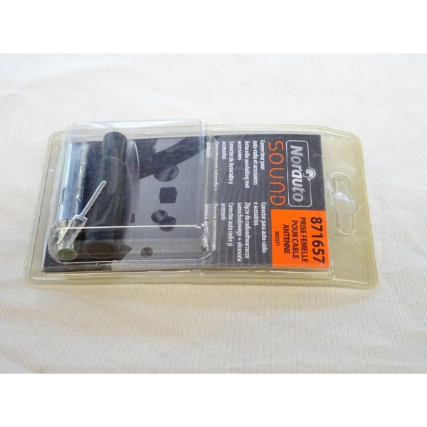 Connecteur prise femelle pour cable antenne poste radio autoradio Norauto 871657 