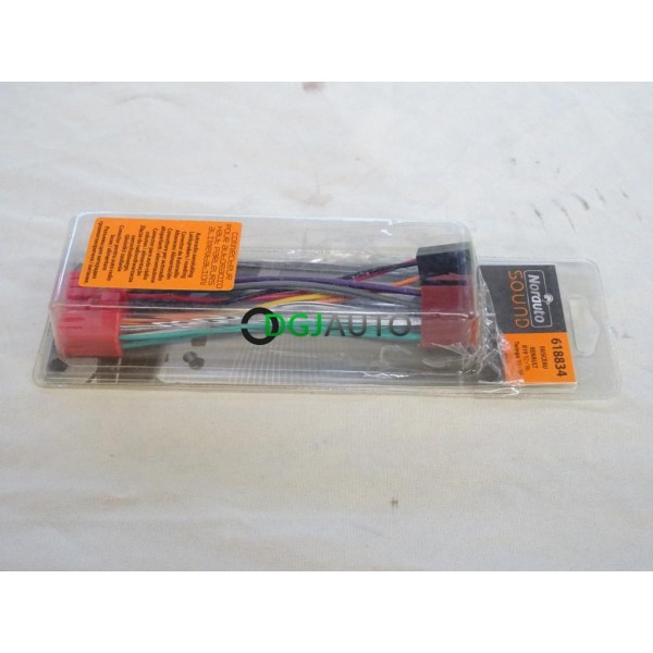 Faisceau cable branchement poste radio autoradio Norauto 618834 pour renault 19 R19 de 1992 à 1996 twingo de 1993 à 1998 