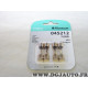 Blister 4 fusibles 60A AGU 10x38 Phonocar 045212