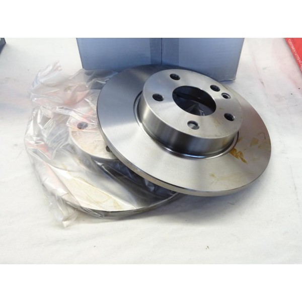 Jeu 2 disques de frein avant plein 276mm diametre Norauto ND0118 pour mercedes classe A W168 