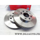 Jeu 2 disques de frein avant ventilé 240mm diametre Brembo 09.8635.10 pour opel corsa C