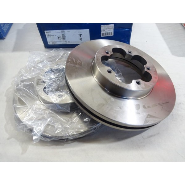 Jeu 2 disques de frein avant ventilé 280mm diametre Bosch BD1251 0986479392 pour ford transit 6 VI partir de 2006 