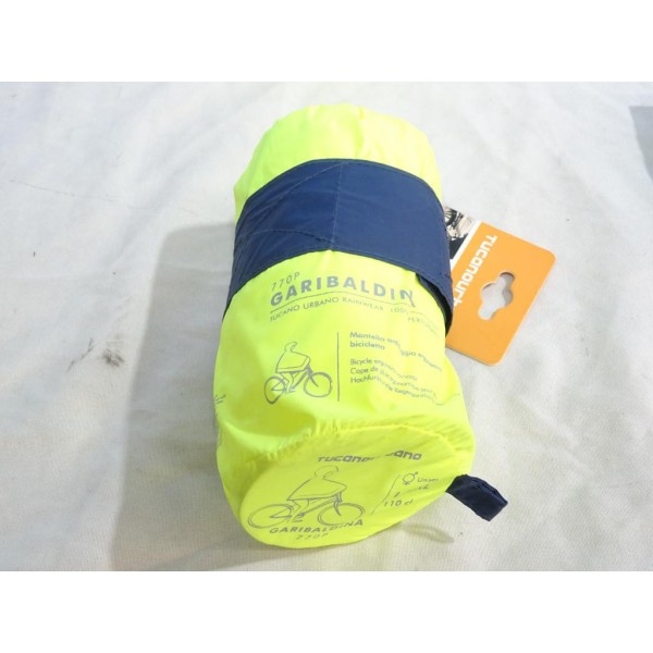 Cape antipluie impermeable velo bicyclette Tucano urbano 770P-YF/5 770P YF garibaldina taille L/XXL 6995/E 