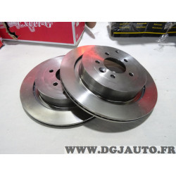 Jeu 2 disques de frein arriere ventilé 350mm diamètre Brembo 09.8876.30 pour land rover discovery L319 range rover sport L320 