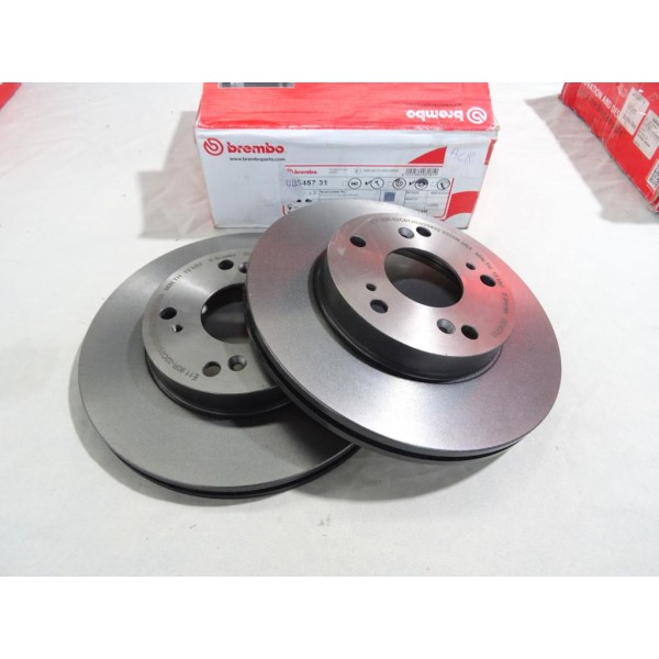 Jeu 2 disques de frein avant ventilé 262mm diametre Brembo 09.5457.31 pour honda civic 7 8 VII VIII EU EP EV FD FA CR-Z ZF strea