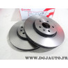 Jeu 2 disques de frein avant ventilé 300mm diametre Brembo 09.D392.11 pour opel astra K mokka chevrolet trax cruze