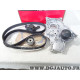 Kit distribution galet tendeur + enrouleur + courroie + pompe à eau Gates KP15562XS-2 pour toyota corolla E120 avensis T25 corol