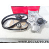 Kit distribution galet tendeur + enrouleur + courroie + pompe à eau Gates KP15562XS-2 pour toyota corolla E120 avensis T25 corol