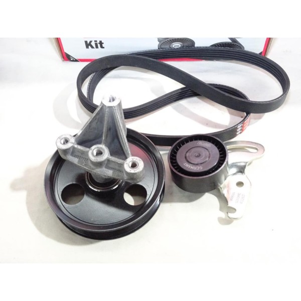 Kit courroie d'accessoire 5PK1133 + galet tendeur + enrouleur Gates K015PK1133 pour renault kangoo 1 clio 2 3 II III megane 2 II