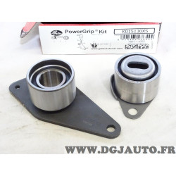 Jeu 2 galets tendeur + enrouleur courroie de distribution (non incluse) Gates K015130XS pour renault 9 11 19 21 R9 R11 R19 R21 t