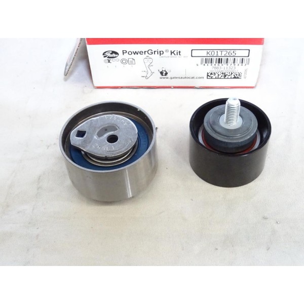 Jeu 2 galets tendeur + enrouleur courroie de distribution (non incluse) Gates K01T265 pour chrysler voyager PT cruiser sebring d