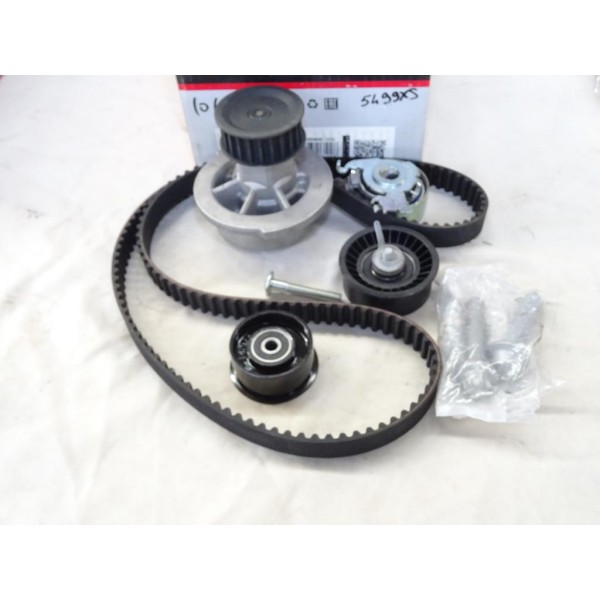 Kit distribution galet tendeur + enrouleurs + courroie + pompe à eau Gates KP25499XS-3 pour opel astra G zafira A corsa C combo 