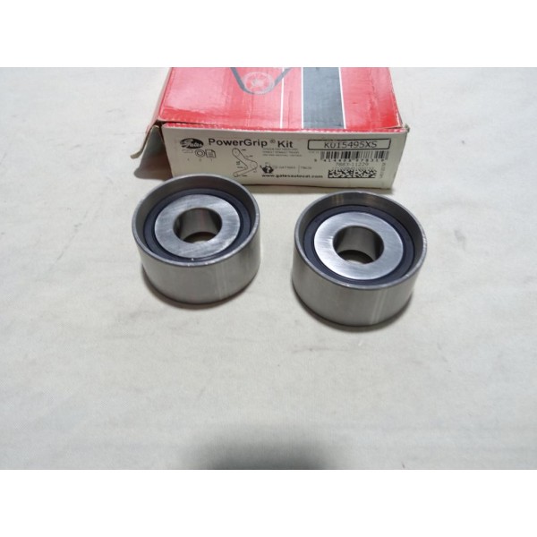 Jeu 2 galets (courroie de distribution non incluse) Gates K015495XS* pour fiat ducato 1 2 I II iveco daily 2 3 II III opel movan
