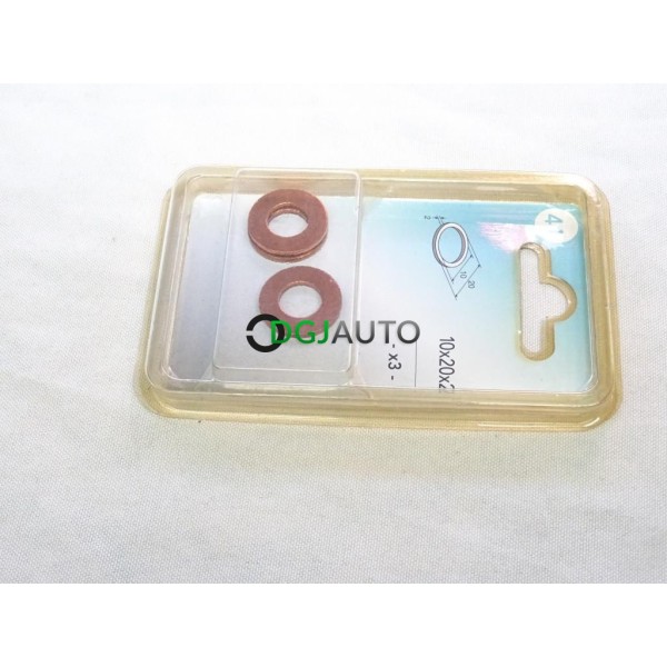 Blister 3 joints bouchon de vidange 10x20x2 norauto N°41 