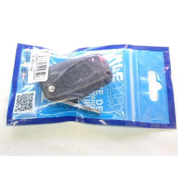 Clé vierge à tailler télécommande 3 boutons Klemax C-FIA305C pour fiat 500 doblo 2 II ducato 3 III fiorino 3 III grande punto ev