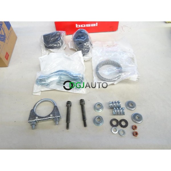 Kit colliers serrage silent bloc vis montage tuyau silencieux echappement Bosal 259868 pour peugeot 205 1.1 1.4 essence 
