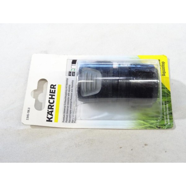 Raccord tuyau universel premium avec aquastop tuyau arrosage Karcher 2.645-196.0 