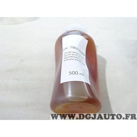Bidon huile 500ml pour pompe à vide Bosch 1682777021 7000100050 