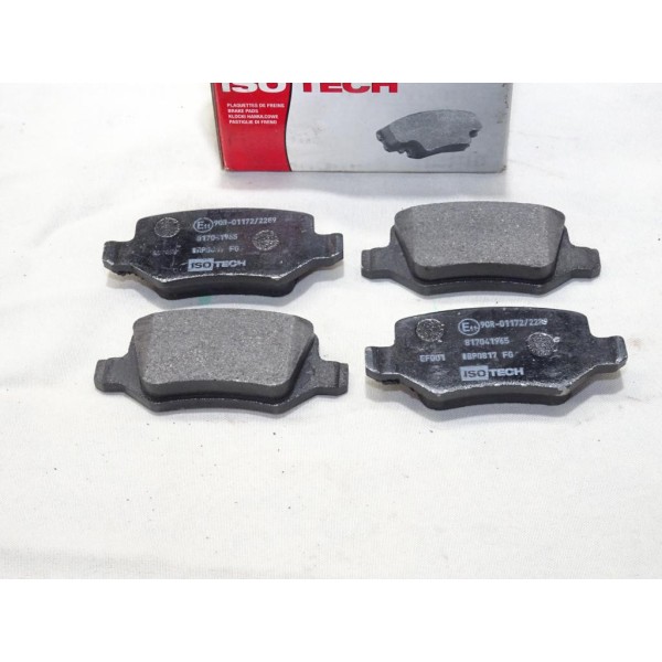 Jeu 4 plaquettes de frein arriere montage lucas Isotech IBP0817 pour mercedes classe A B vaneo W168 W169 W245 W414 