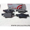 Jeu 4 plaquettes de frein arriere montage teves Brembo P50064 pour mercedes classe G ML R GL W164 X164 W251 W463
