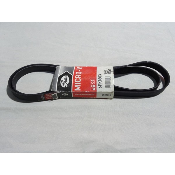 Courroie accessoire micro-V Gates 6PK1803 pour chevrolet beretta ford scorpio 1 sierra 2 II jeep wrangler cherokee grand cheroke