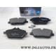 Jeu 4 plaquettes de frein avant montage girling Norauto NRP1747 pour BMW serie 1 E81 E82 E87 E88 mini one cooper clubman