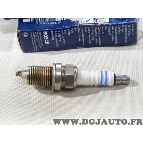 Lot 4 bougies allumage (un peu oxydation) Bosch 0242229699 FQR8LEU2 +57 pour alfa romeo 159 chevrolet cruze aveo trax fiat stilo