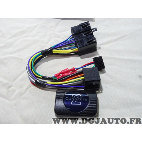Interface boitier commande au volant poste radio autoradio pioneer Connects2 SWFI16PI pour fiat ducato de 2015 à 2021 sans can b